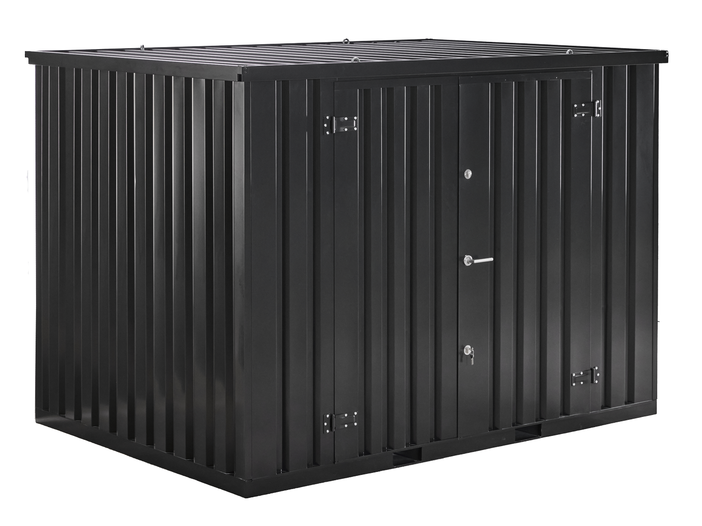 2 metre flat pack storage container