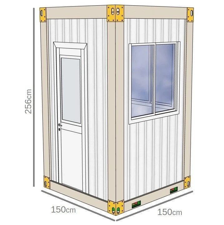 Portable Kiosk 150x150cm Cabin Booth