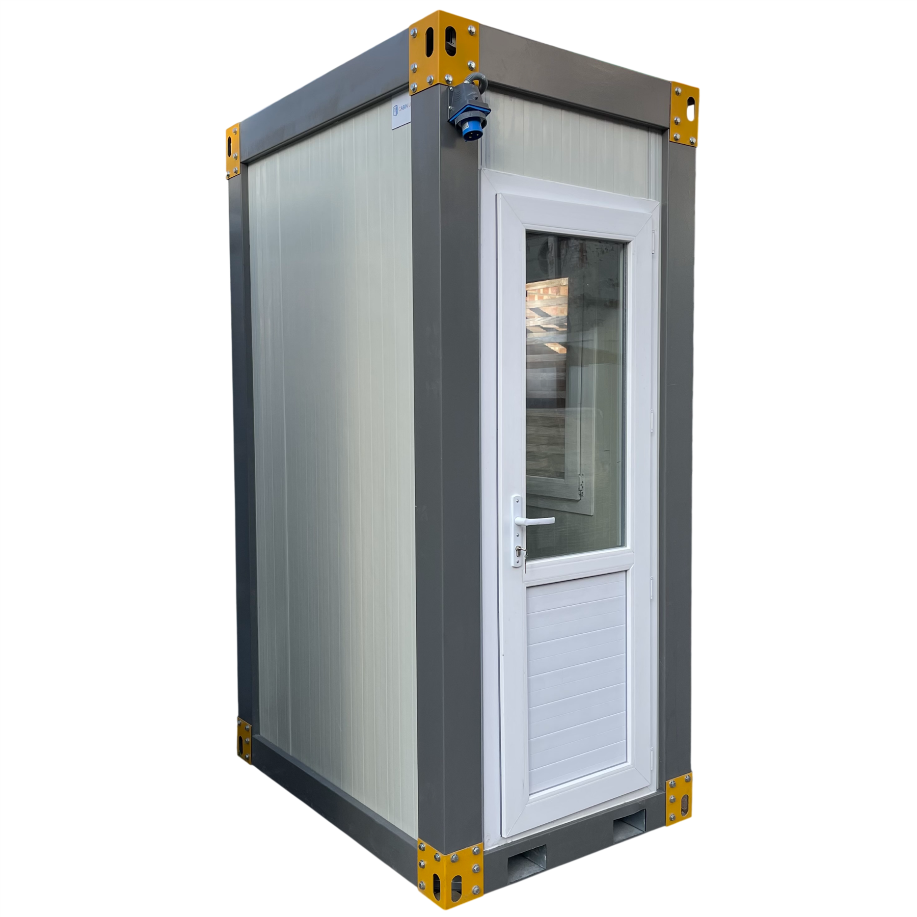 110x150cm medium insulated security cabin gatehouse with dual windows