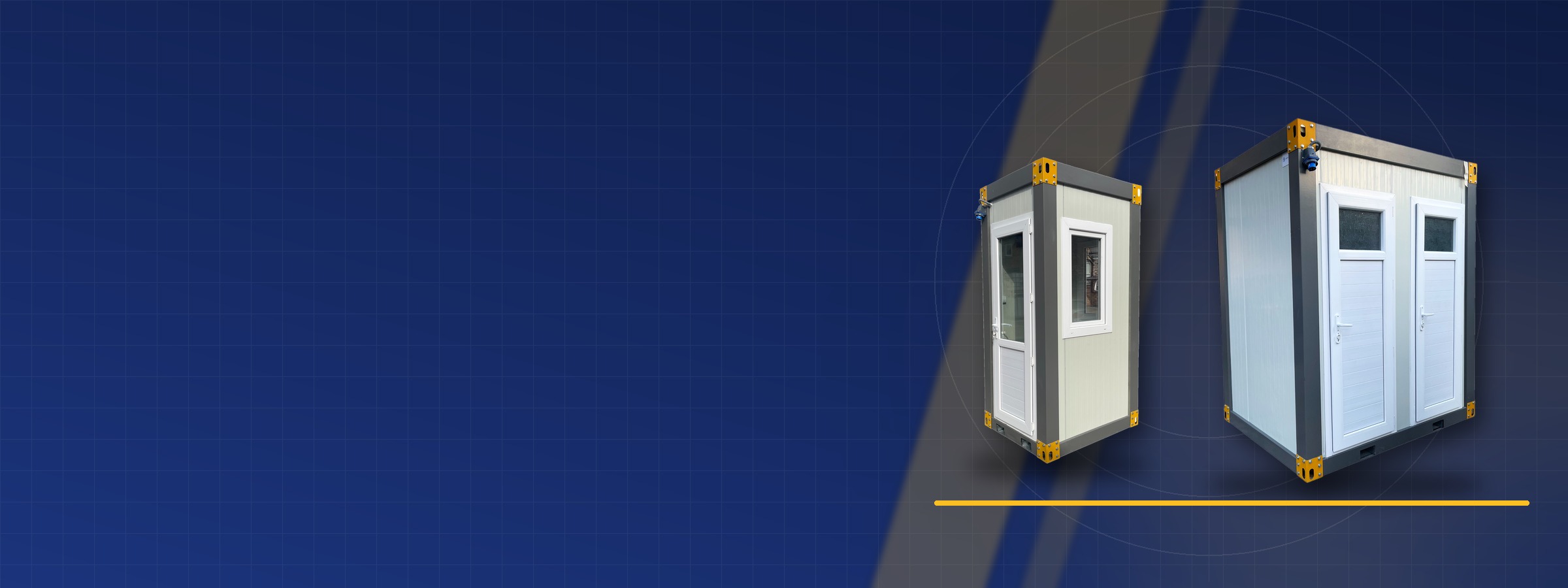 Portable cabin installed on a UK commercial site